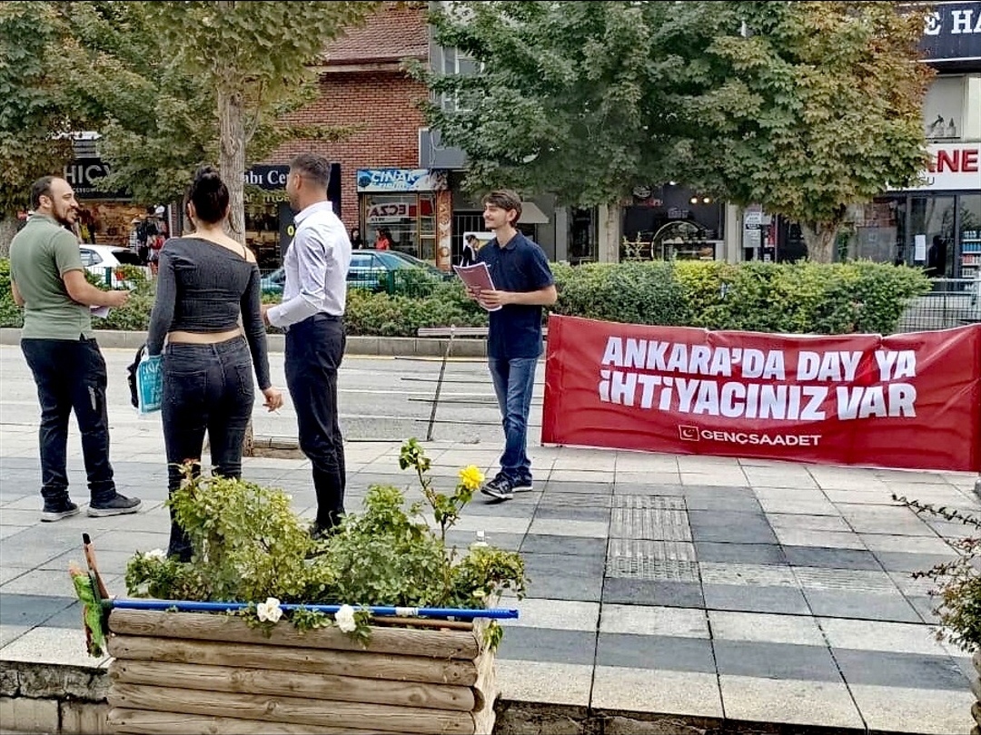 GENÇ SAADET’TEN ÇARPICI  BİR FARKINDALIK ETKİNLİĞİ
